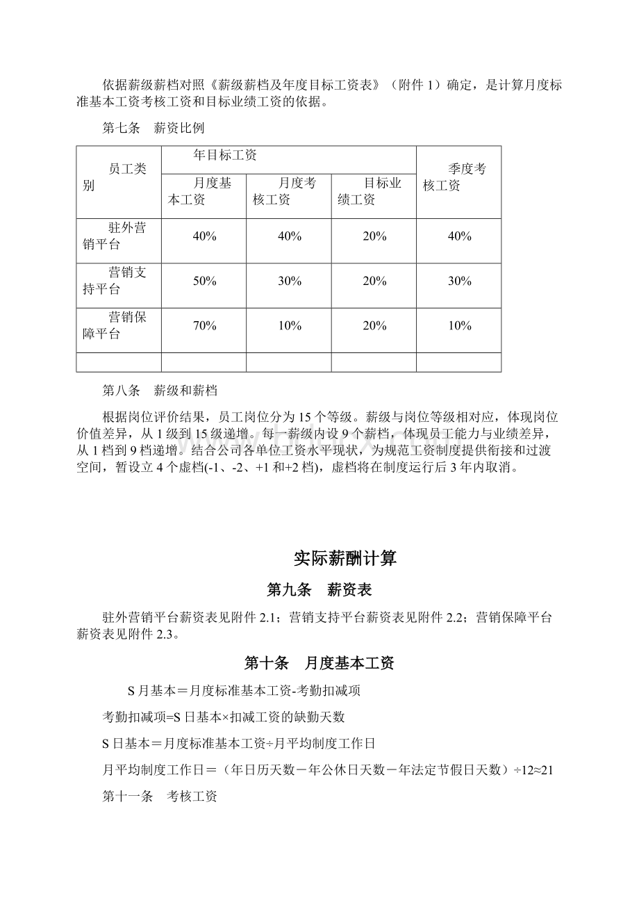 市场销售总部薪酬管理文档格式.docx_第3页