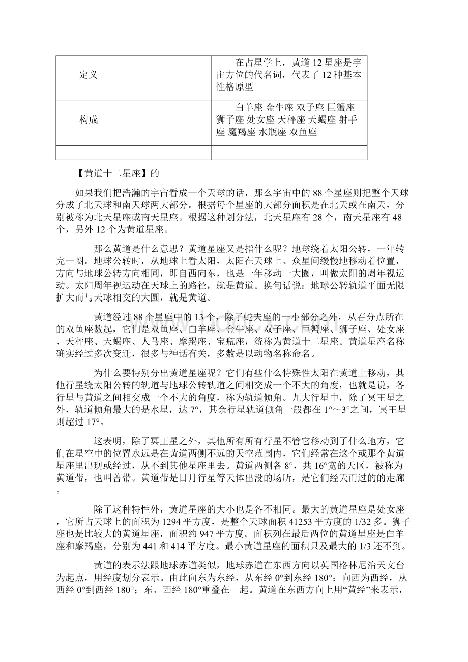 十二星座 研究性学习Word格式文档下载.docx_第2页