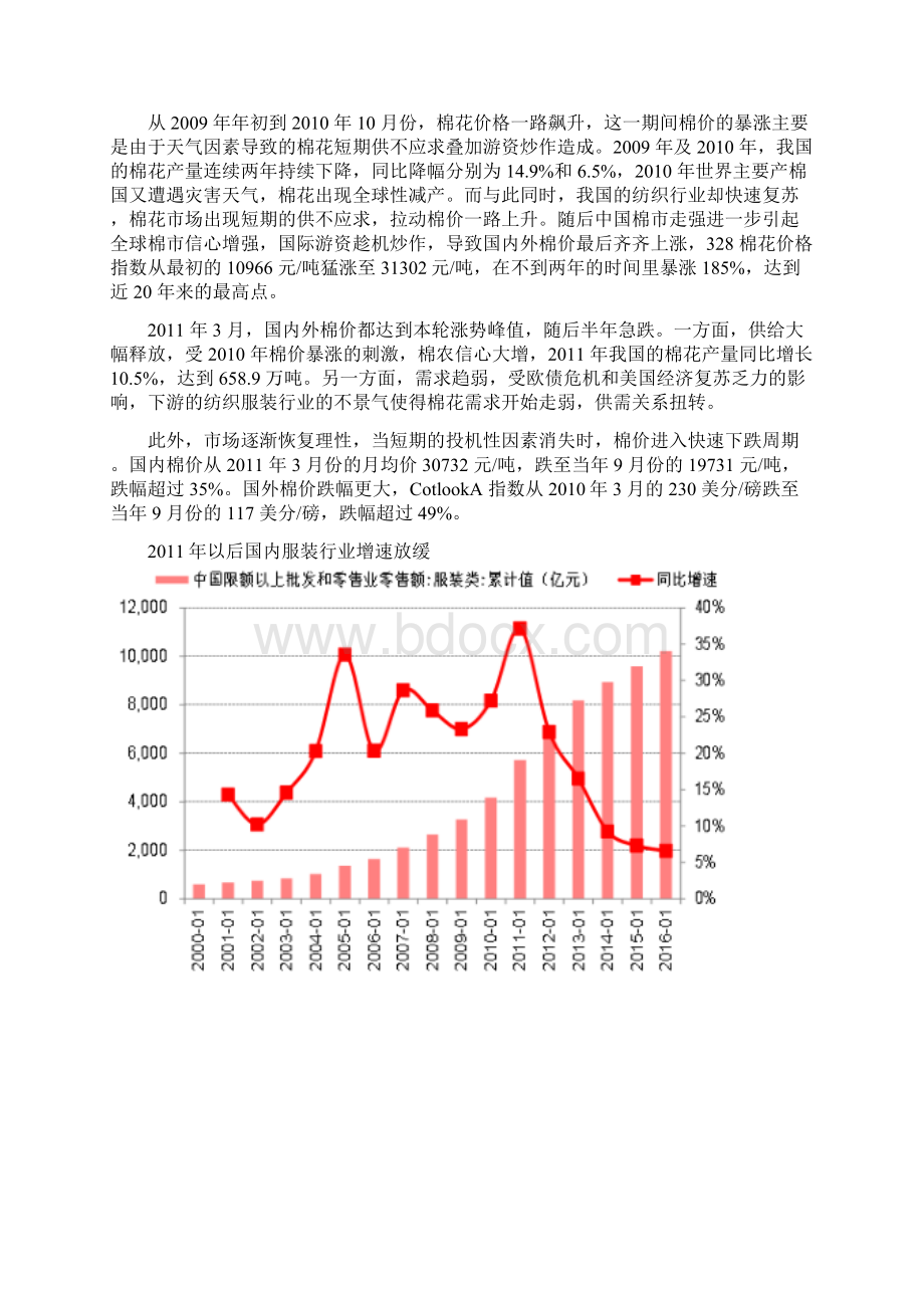 我国棉花价格综合走势图文调研深度分析报告Word文件下载.docx_第3页