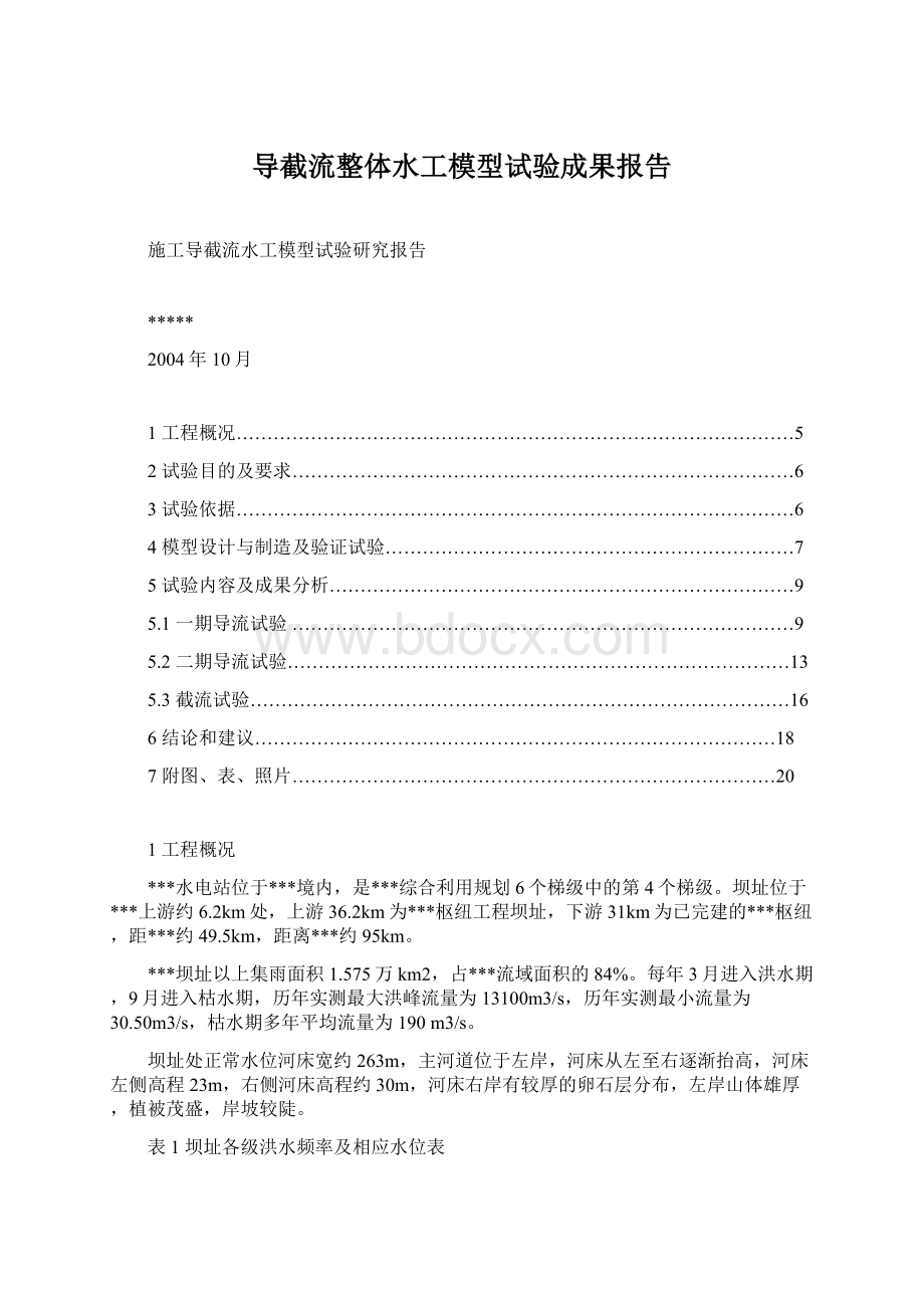 导截流整体水工模型试验成果报告.docx