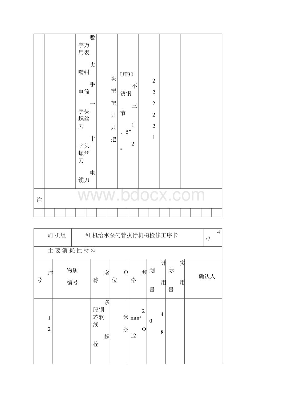 #1炉给水泵勺管执行机构大修文件包Word格式文档下载.docx_第3页