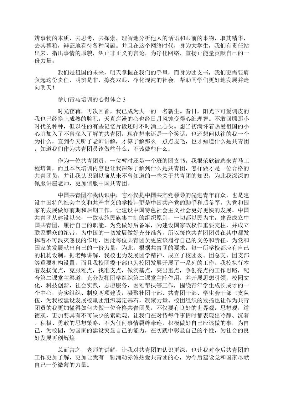 参加青马培训的心得体会Word下载.docx_第2页