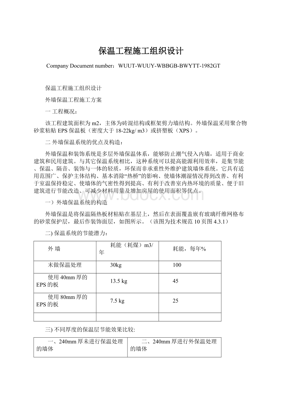 保温工程施工组织设计Word文档格式.docx_第1页