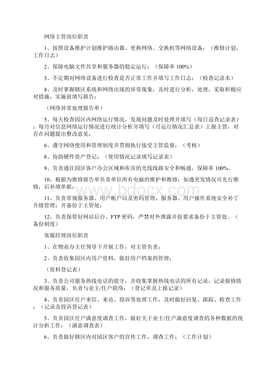 物业管理部工作职责.docx_第3页