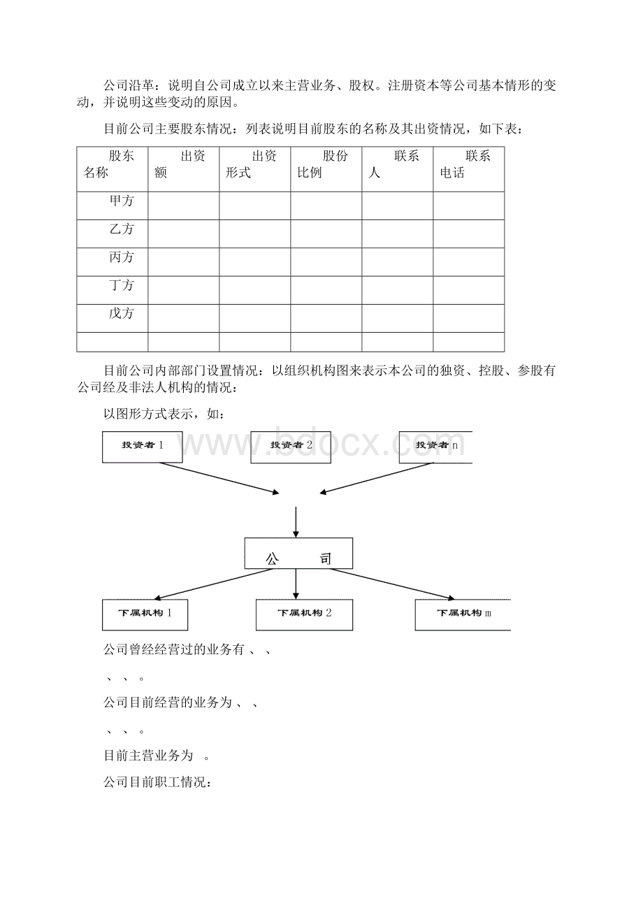 《商业计划书》格式与内容Word格式.docx_第3页