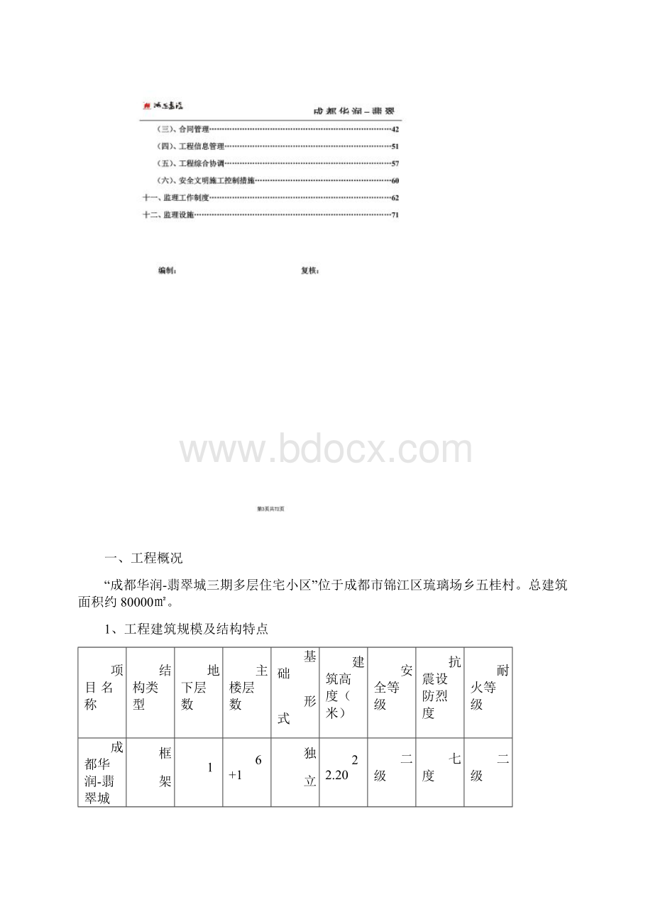 工程监理规划模板doc 37页文档格式.docx_第2页