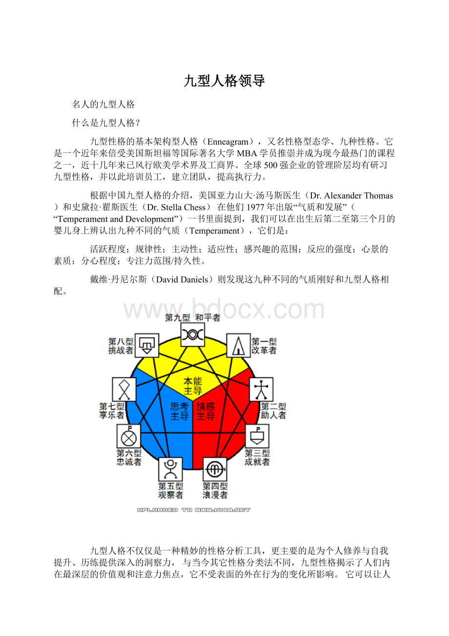 九型人格领导文档格式.docx