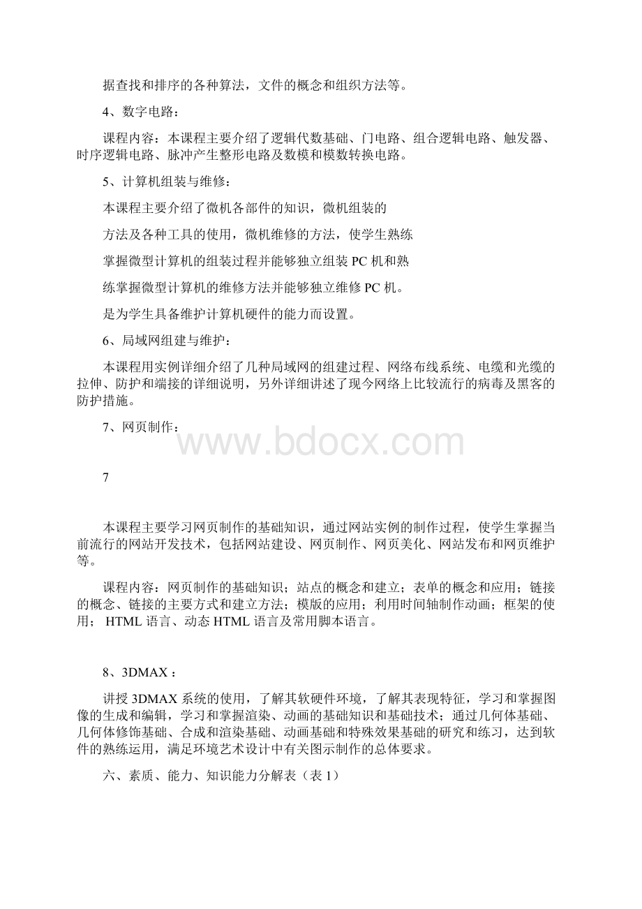 计算机应用技术专业学习教学计划doc文档格式.docx_第3页