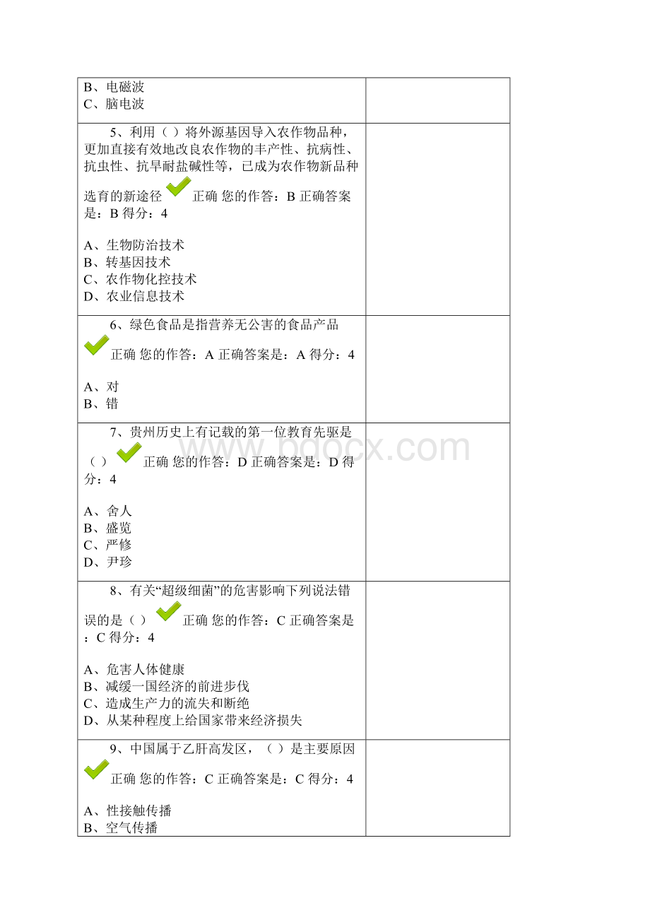 贵州省百万公众网络学习工程试题及答案Word文档格式.docx_第2页