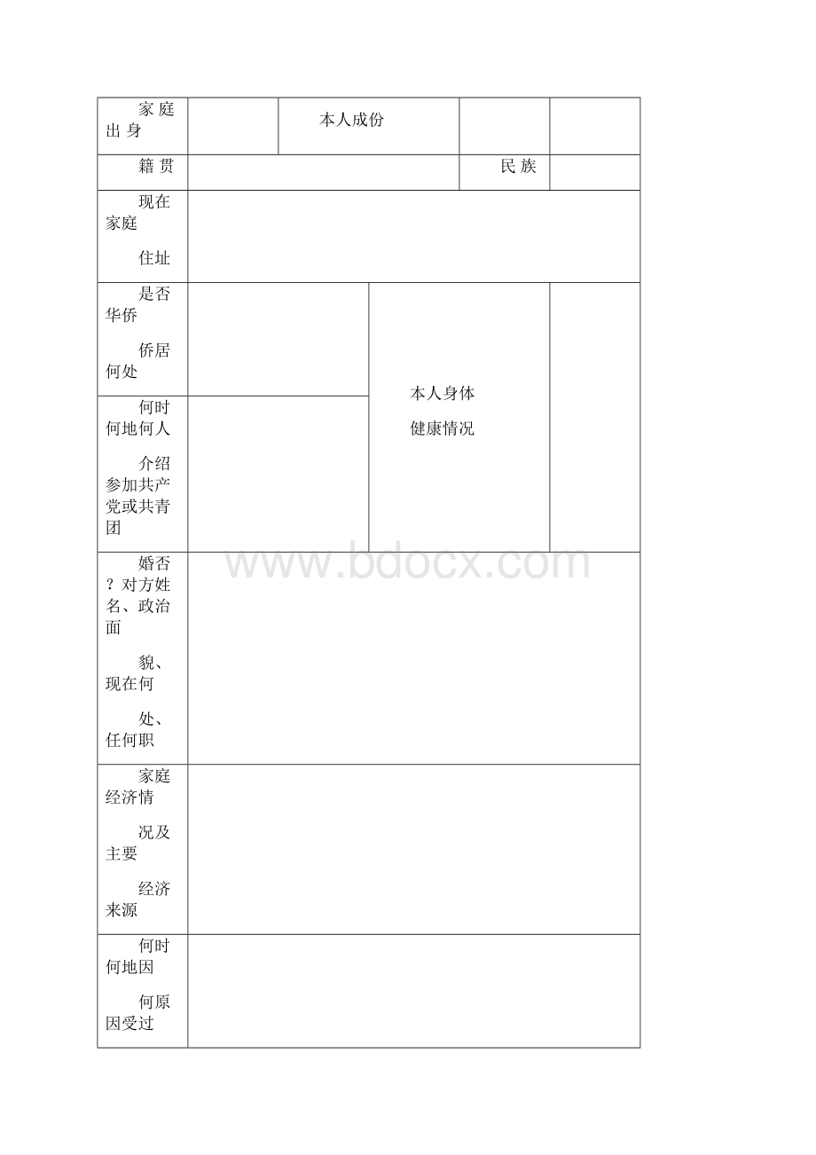 高等学校毕业生登记表打印版文档格式.docx_第2页