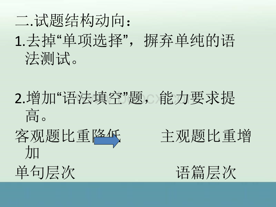 高考全国新课标II卷英语试题评价与解析共63张PPTPPT文件格式下载.ppt_第3页