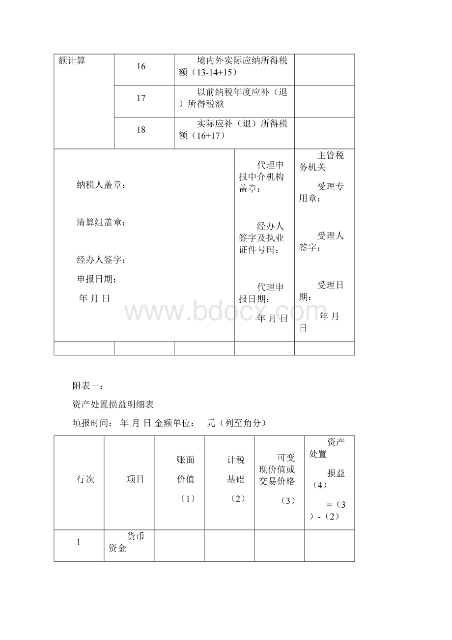 清算表与附表Word下载.docx_第2页