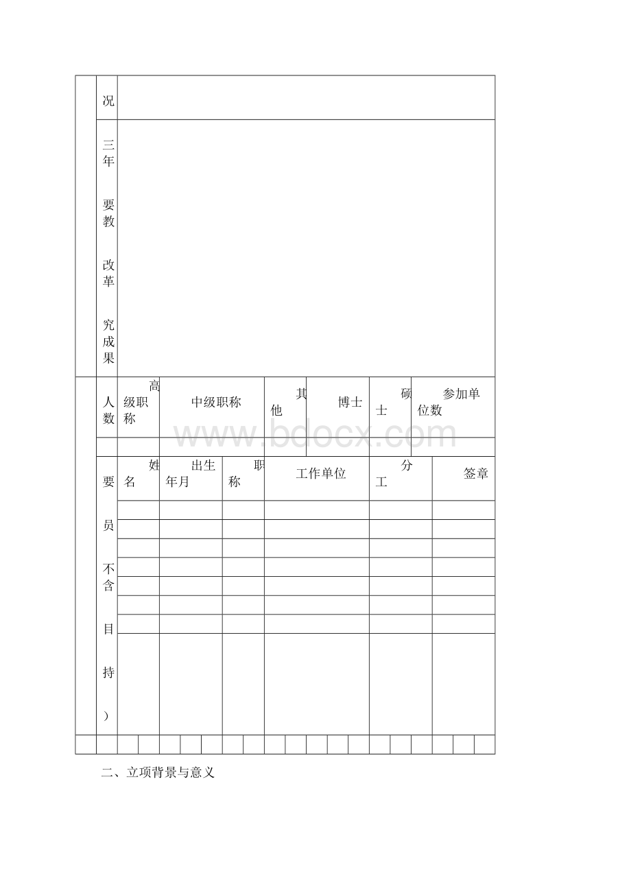 XX大学教育教学改革项目申报书模板.docx_第3页