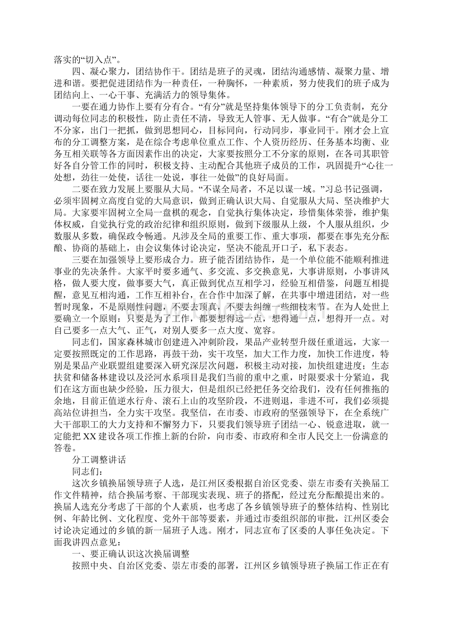 分工调整讲话文档格式.docx_第3页