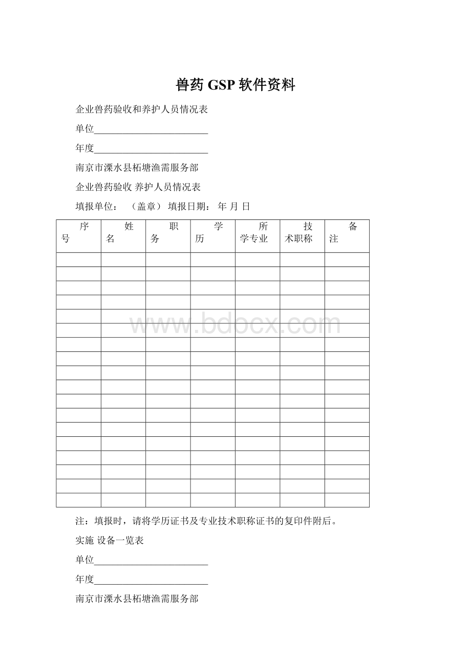 兽药GSP软件资料Word文档格式.docx