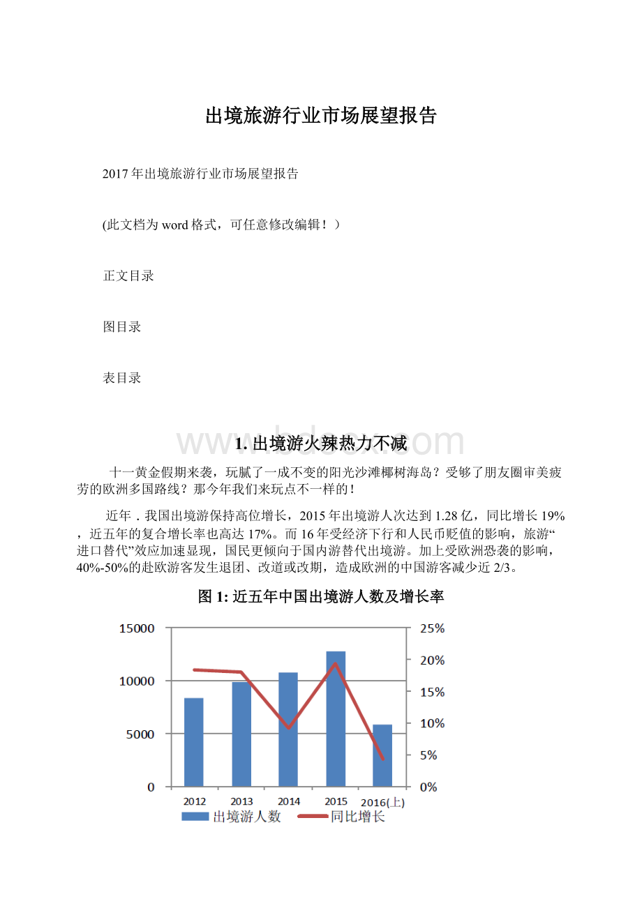 出境旅游行业市场展望报告.docx_第1页