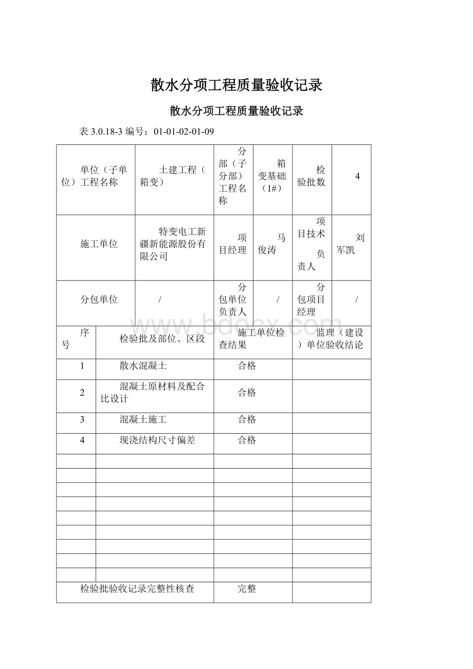 散水分项工程质量验收记录.docx