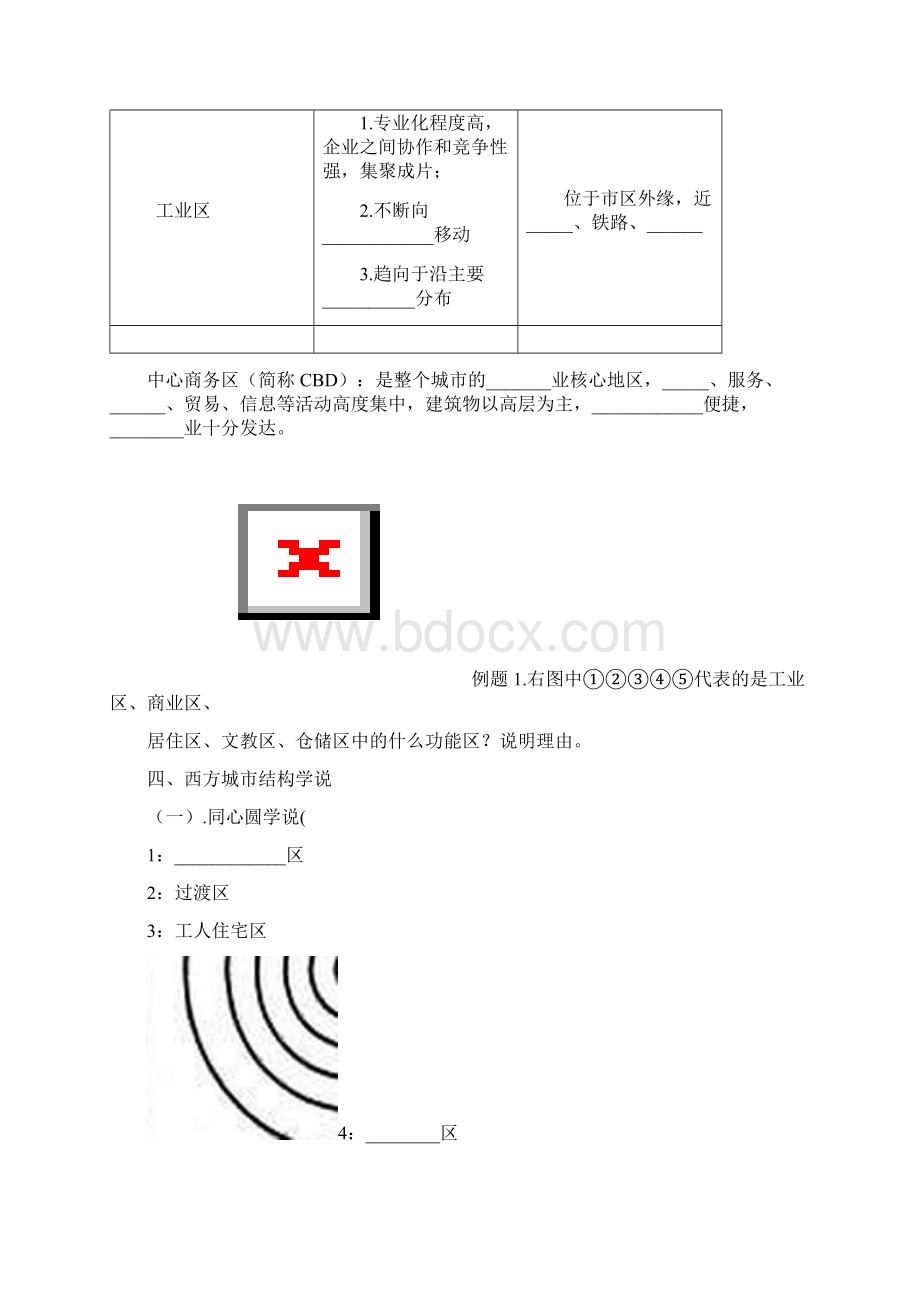 上期常德市七中高三地理专题复习城市Word格式.docx_第3页