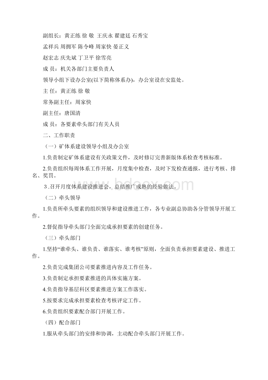 1XXX煤矿安全生产体系建设检查考核办法Word下载.docx_第3页