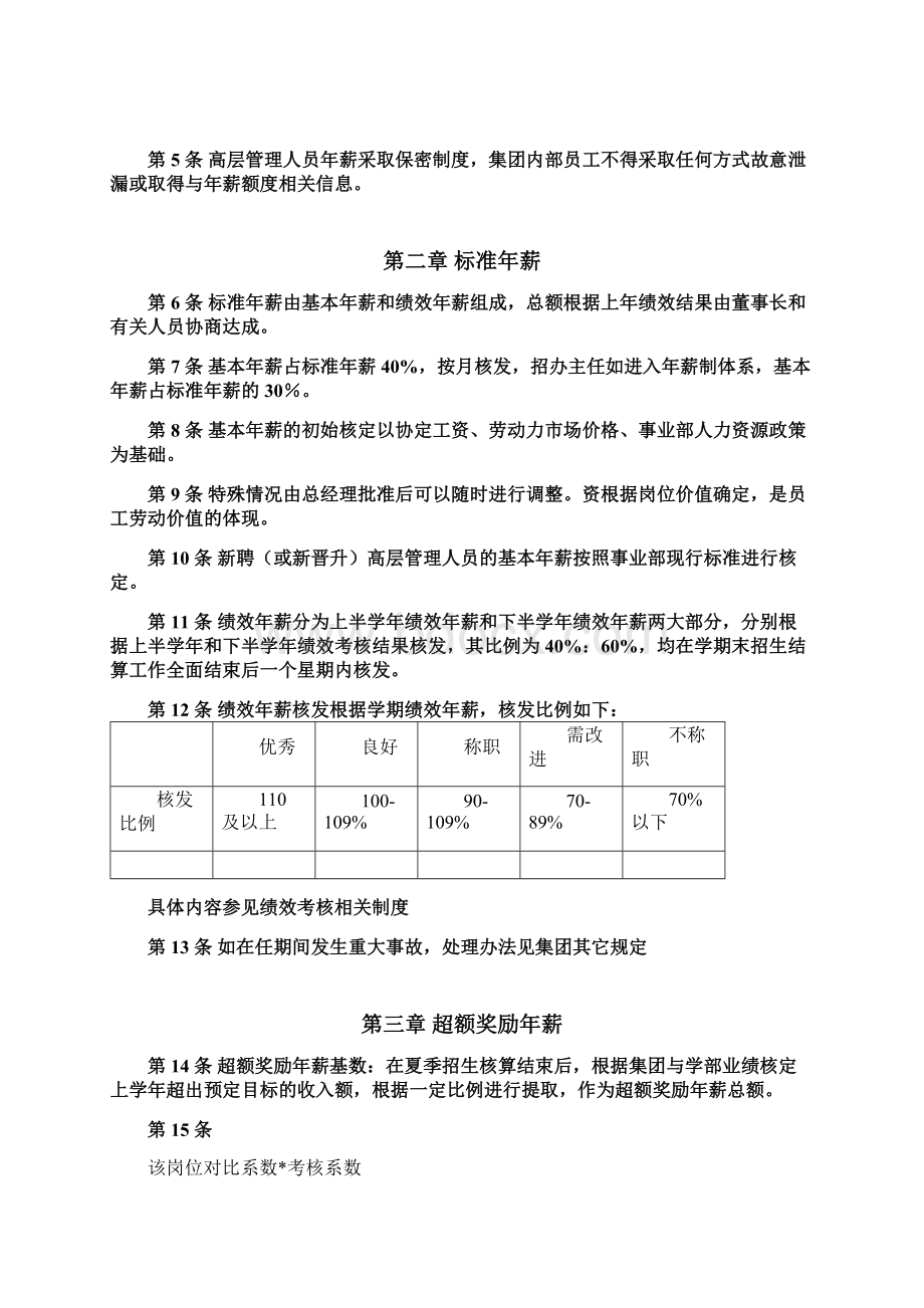 年薪制薪酬激励制度文档格式.docx_第2页