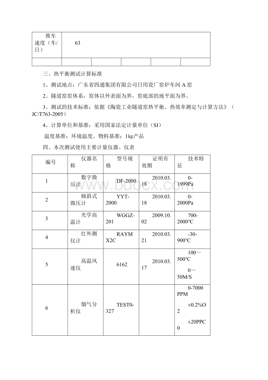 窑炉热平衡测试报告书.docx_第2页