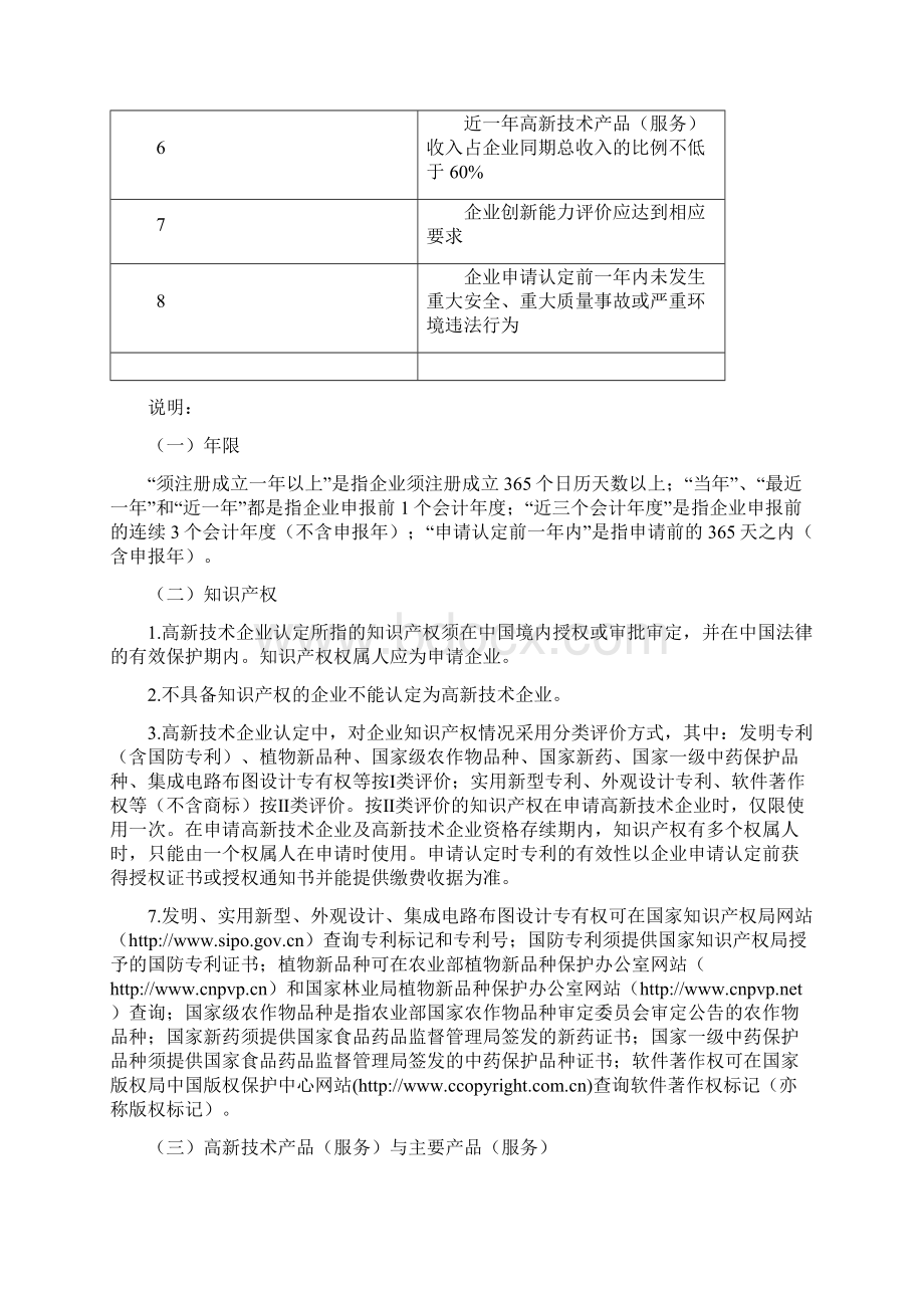 高新技术企业评定标准Word文档格式.docx_第2页