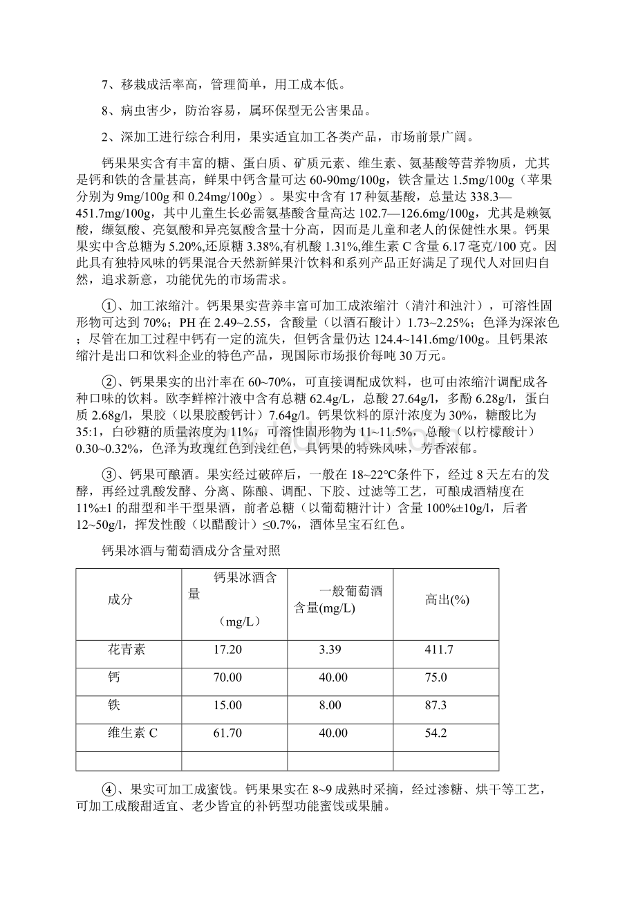 钙果产业发展思路Word文档下载推荐.docx_第2页