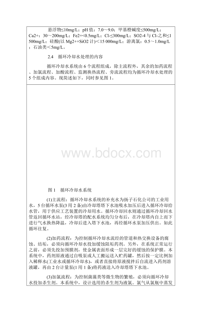 扬子巴斯夫苯乙烯合资工厂的循环冷却水处理设计.docx_第2页