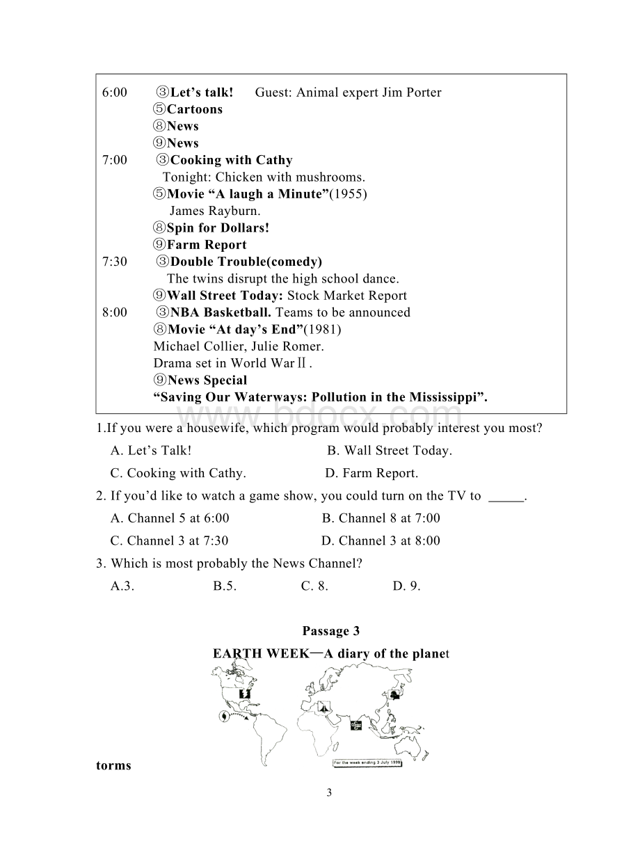 高考英语阅读理解表格图文题型训练Word文档格式.doc_第3页