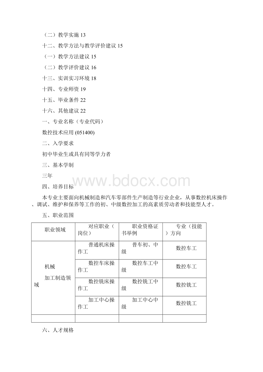 数控技术应用专业人才培养方案Word格式文档下载.docx_第2页