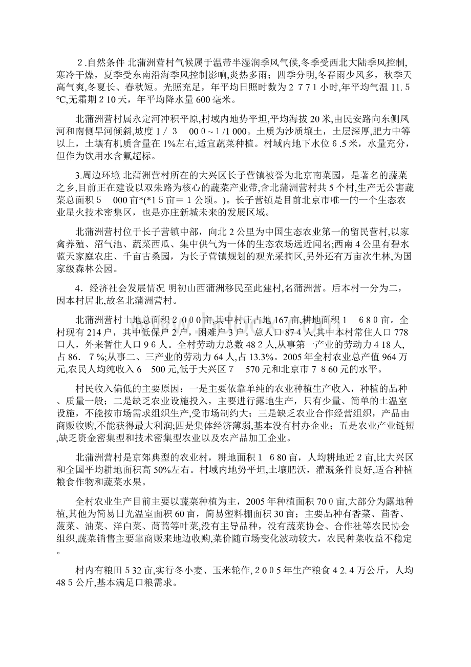 北京市大兴区北蒲洲营村规划文档格式.docx_第2页