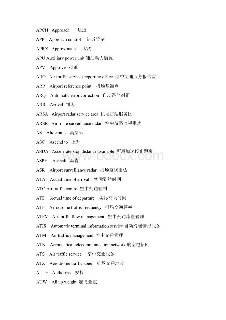 空管民航缩略语大全.docx_第3页