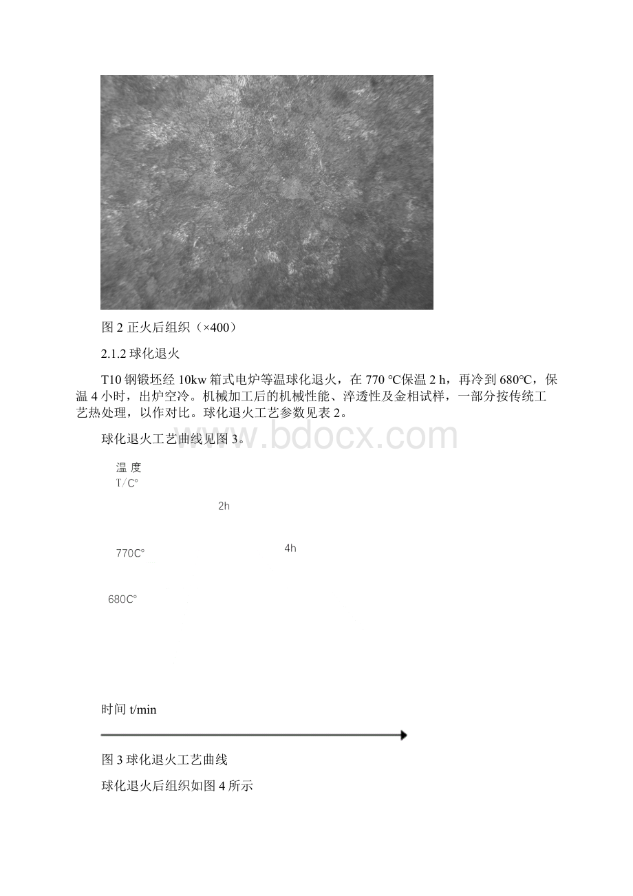 热处理制度对T10钢组织和硬度的影响实验.docx_第3页