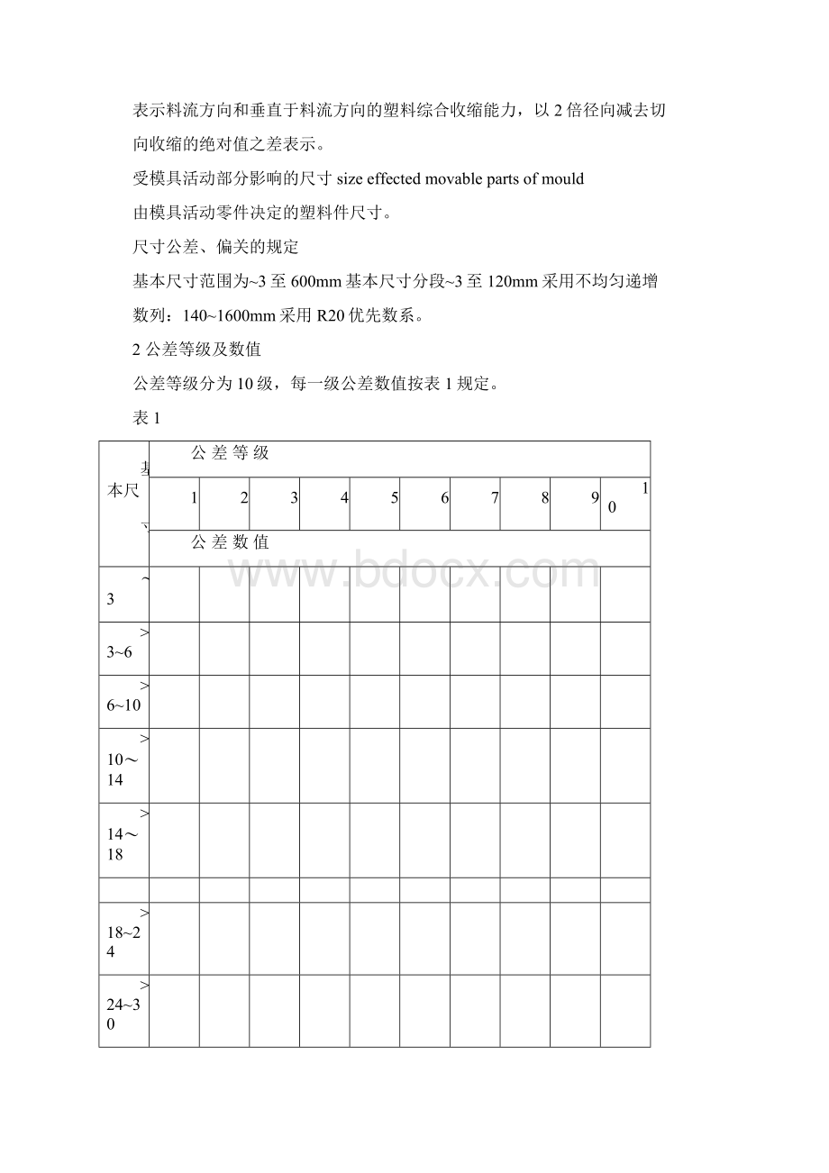 塑料件尺寸公差Word文件下载.docx_第2页