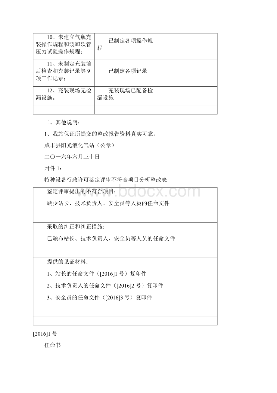 特种设备气瓶充装鉴定评审整改报告.docx_第3页