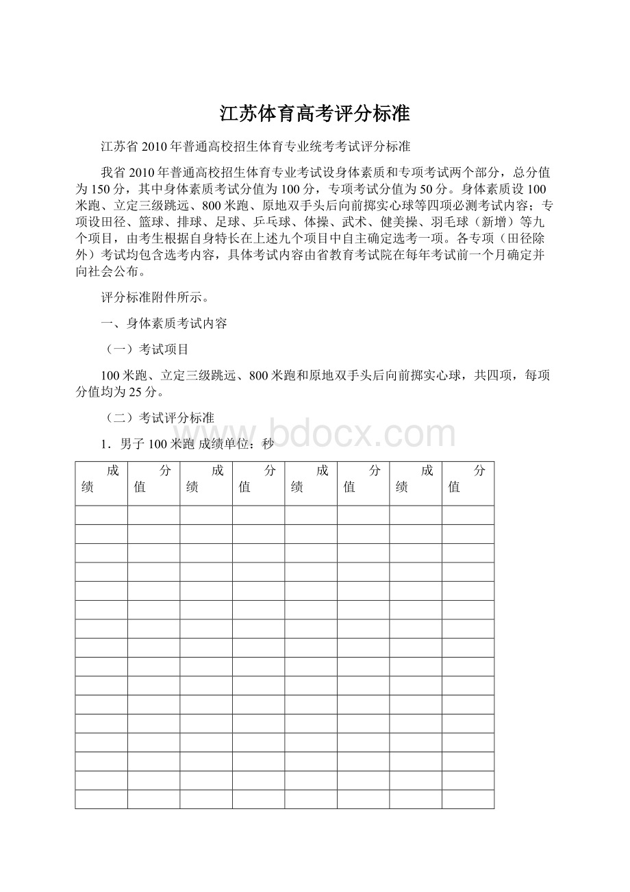 江苏体育高考评分标准文档格式.docx_第1页