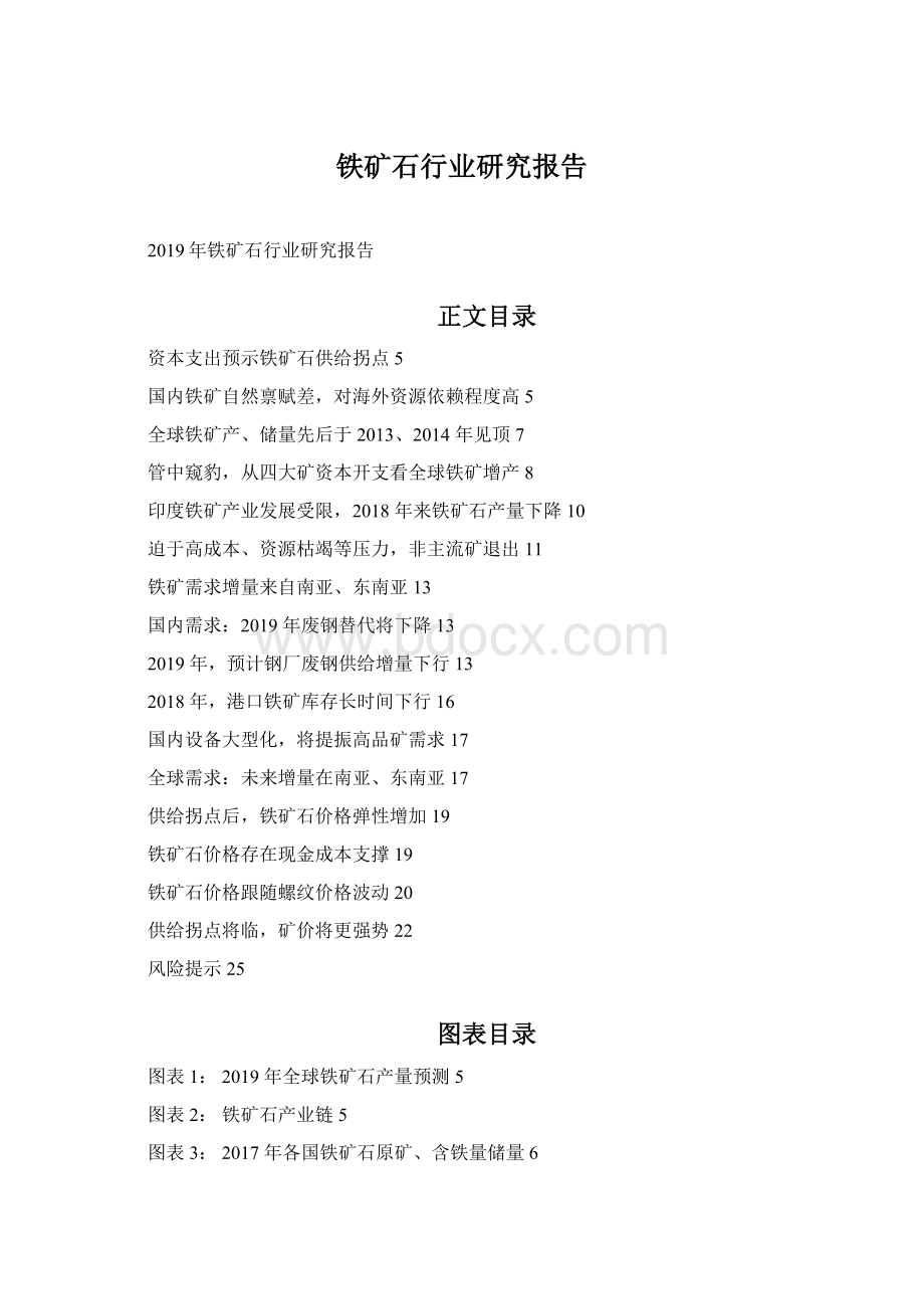 铁矿石行业研究报告Word格式.docx_第1页