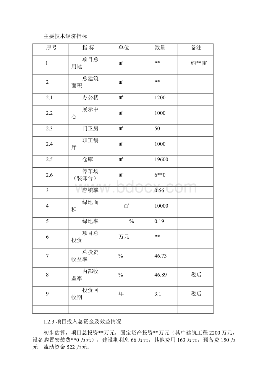 某物流基地建设项目可行性研究报告.docx_第2页