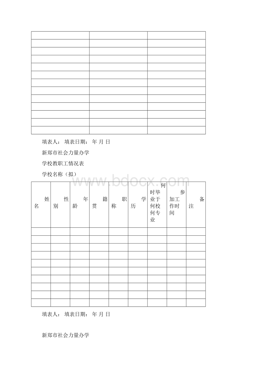 民办学校培训班申请办学模板及填写表格演示教学文档格式.docx_第2页