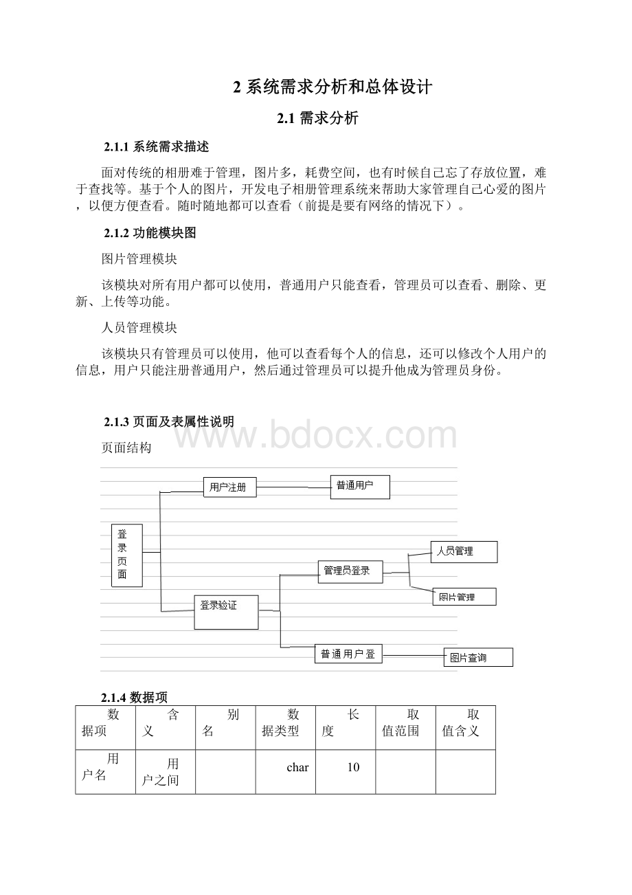 电子相册管理系统说明书.docx_第2页