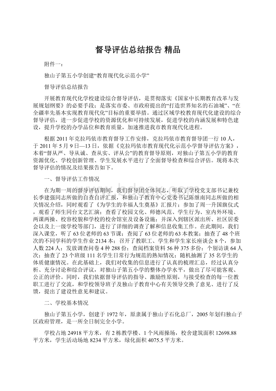 督导评估总结报告 精品Word格式文档下载.docx_第1页