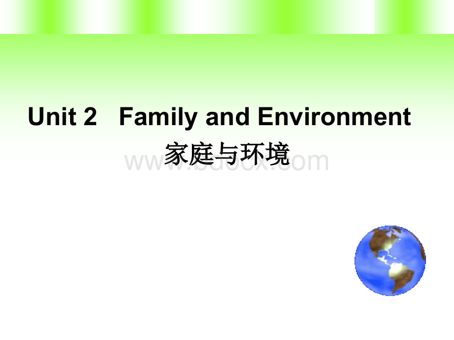 第二单元familyPPT课件下载推荐.ppt