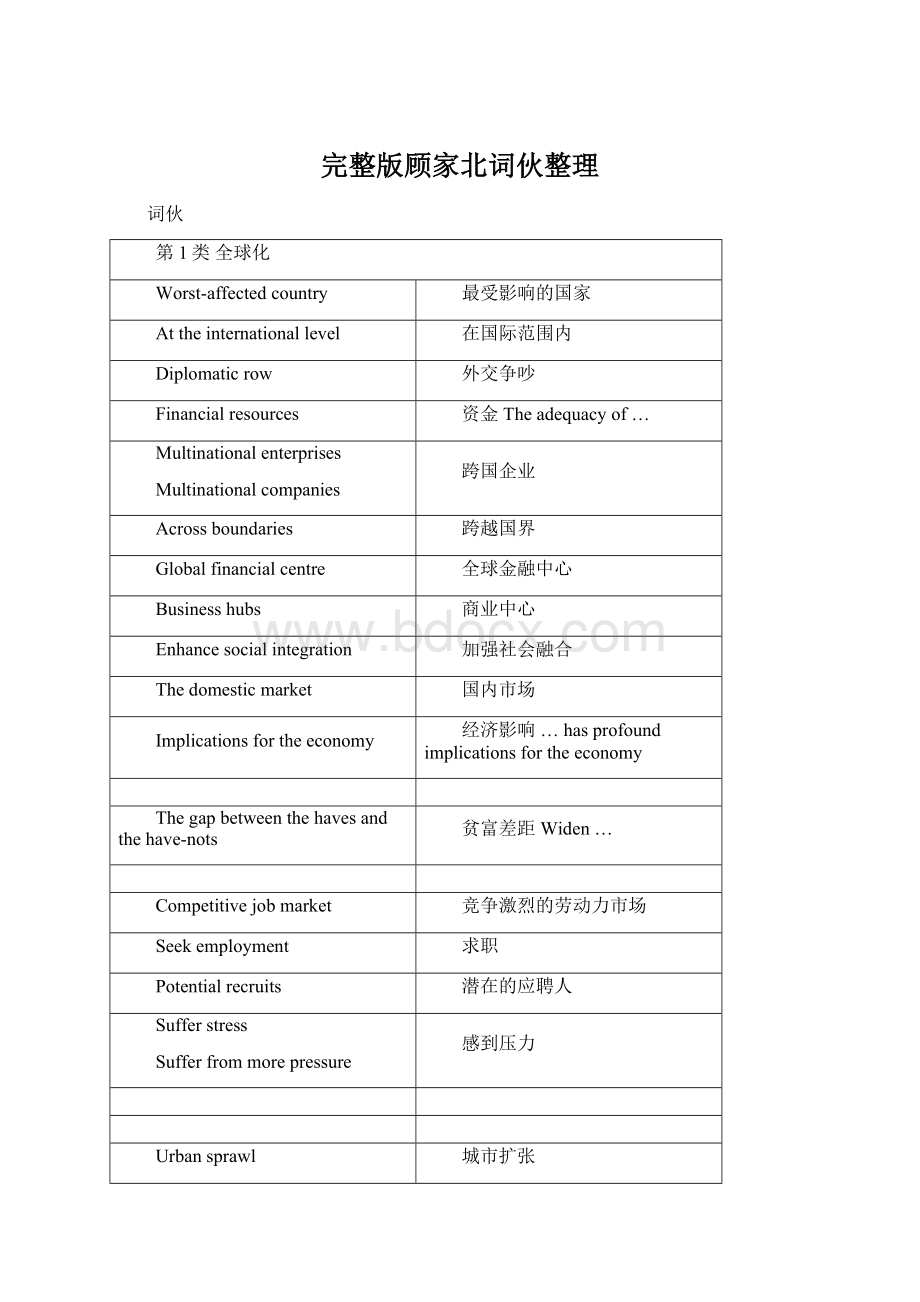 完整版顾家北词伙整理.docx