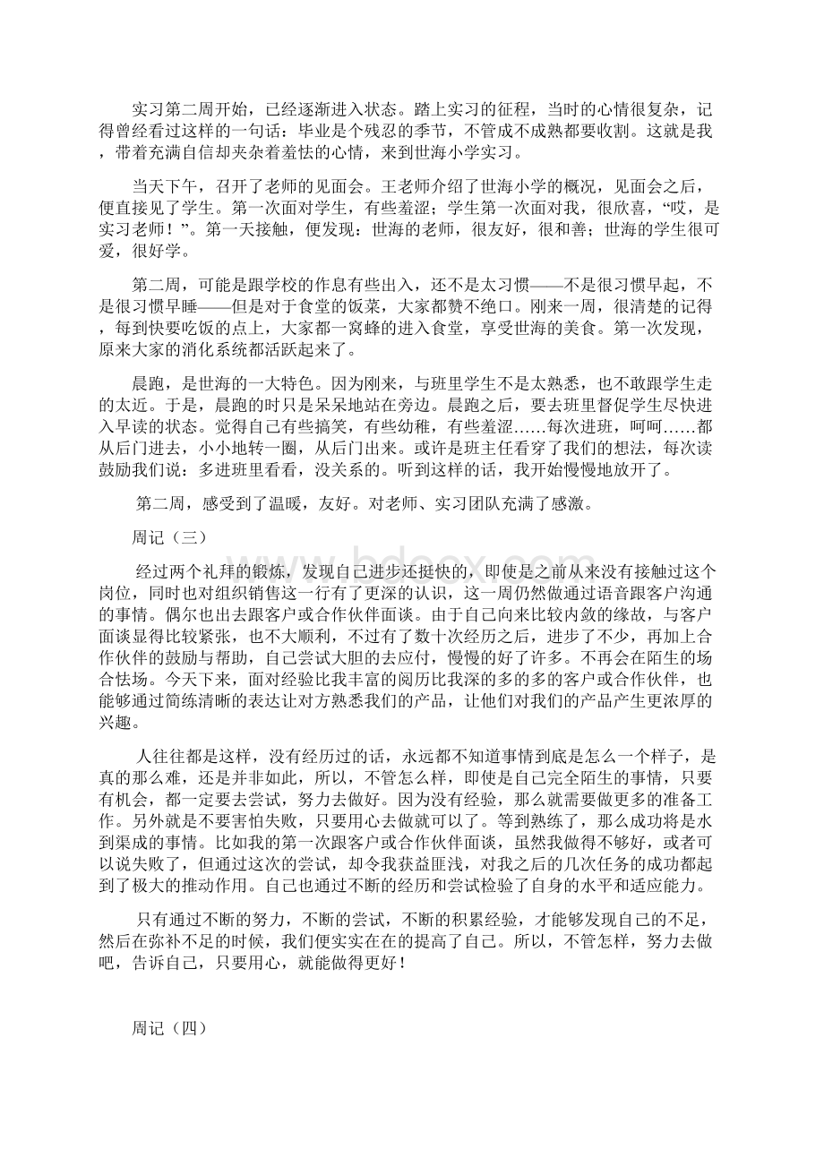 电子商务专业实习周记十五篇.docx_第2页