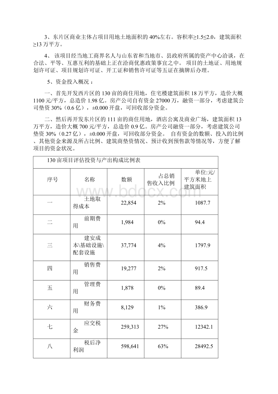 xx房地产企业融资计划书分享.docx_第3页