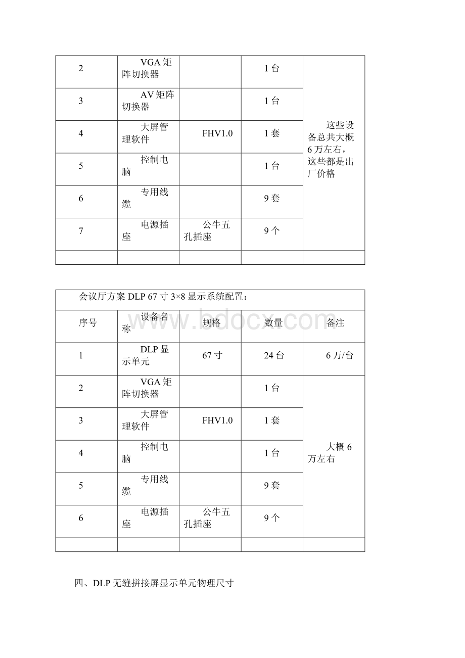 DLP无缝拼接屏显示方案.docx_第3页