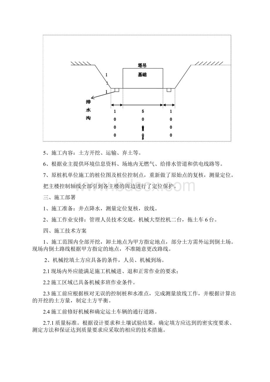 塔吊基础土方开挖方案Word文档下载推荐.docx_第3页