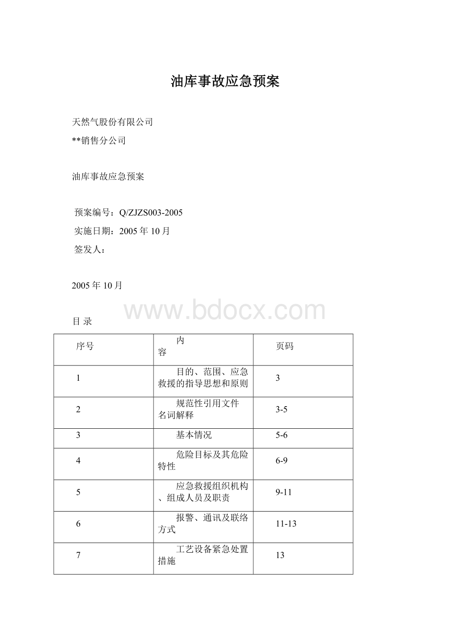 油库事故应急预案Word文档下载推荐.docx_第1页