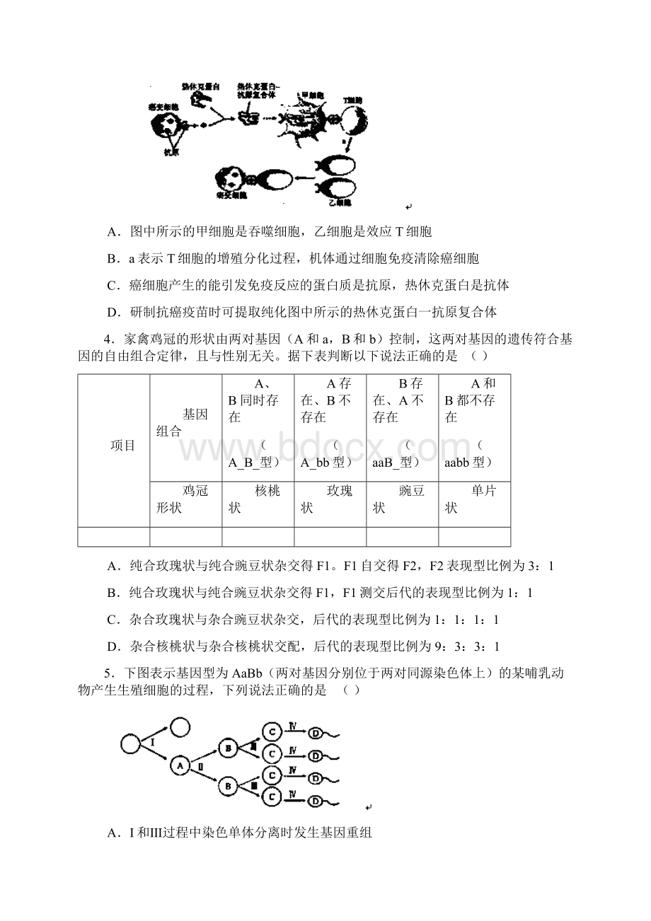 安徽省泗县双语中学届高三最后压轴卷理综试题 Word版含答案.docx_第2页