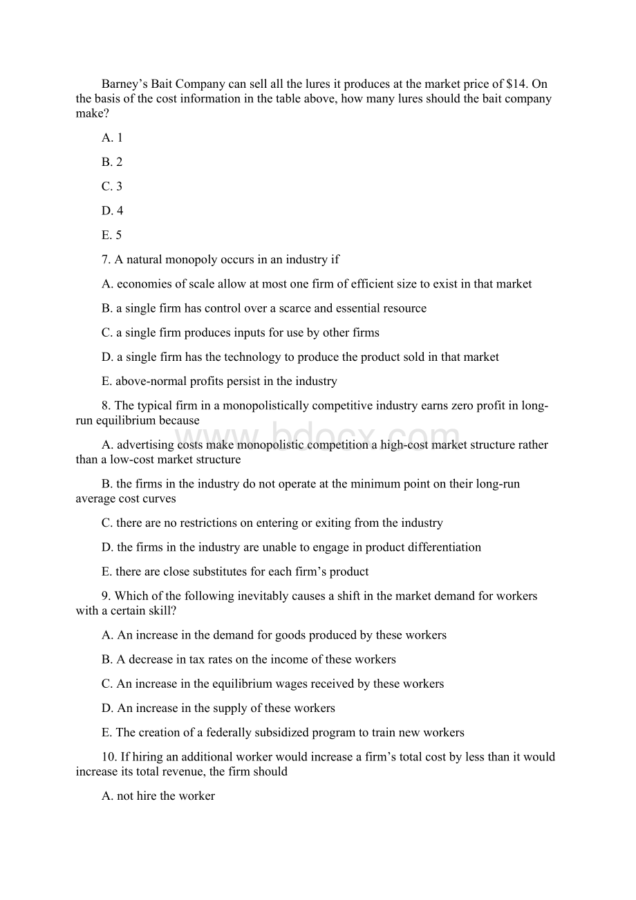 MICROECONOMICS1990微观经济试题Word下载.docx_第3页